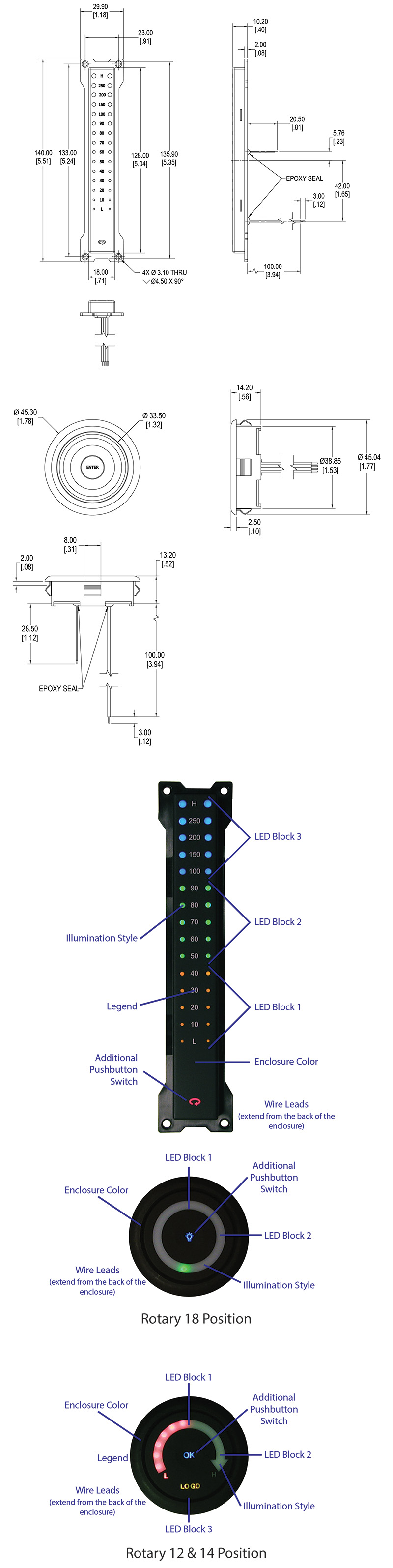 Capacitive Touch Switches